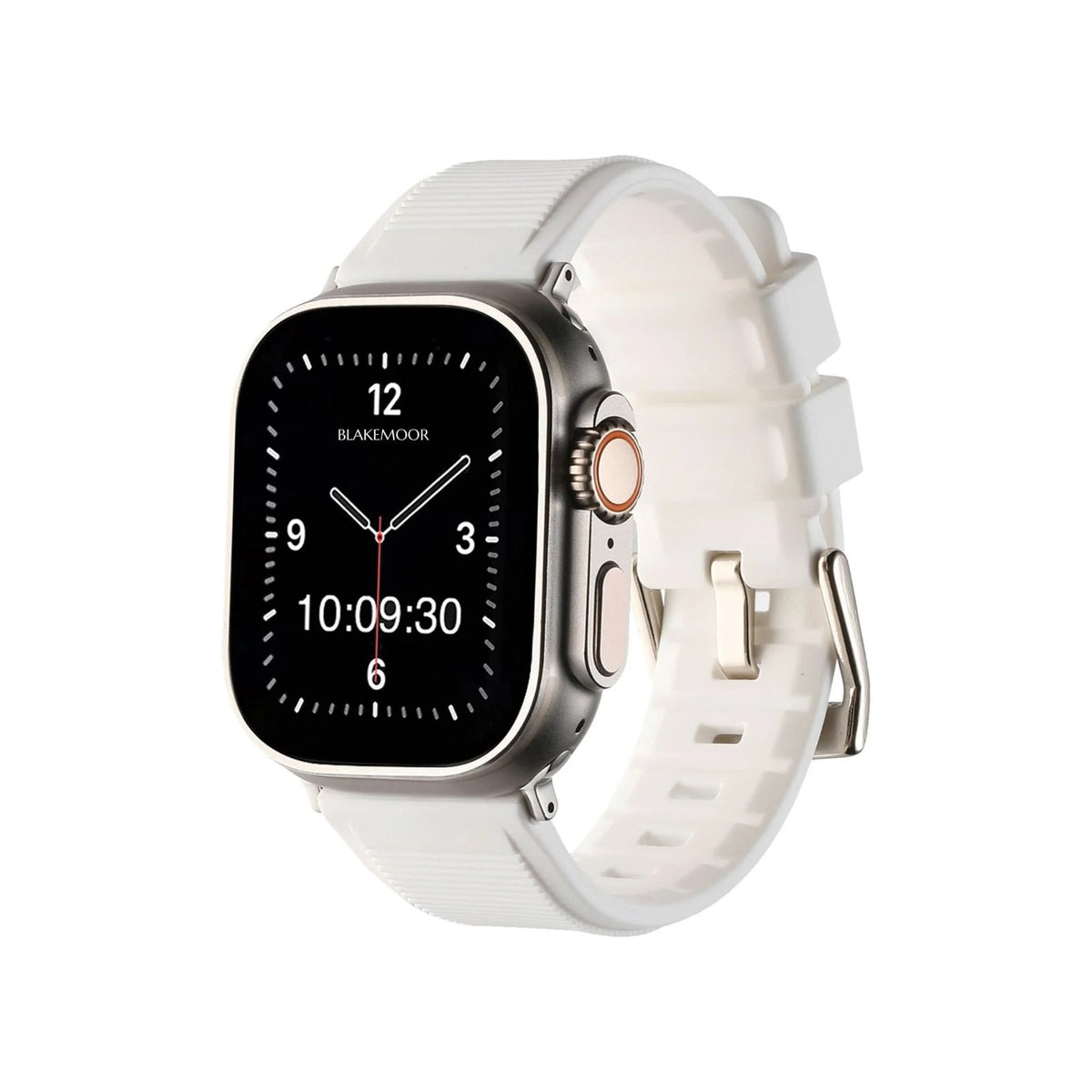 Studland White Watch Strap For Apple