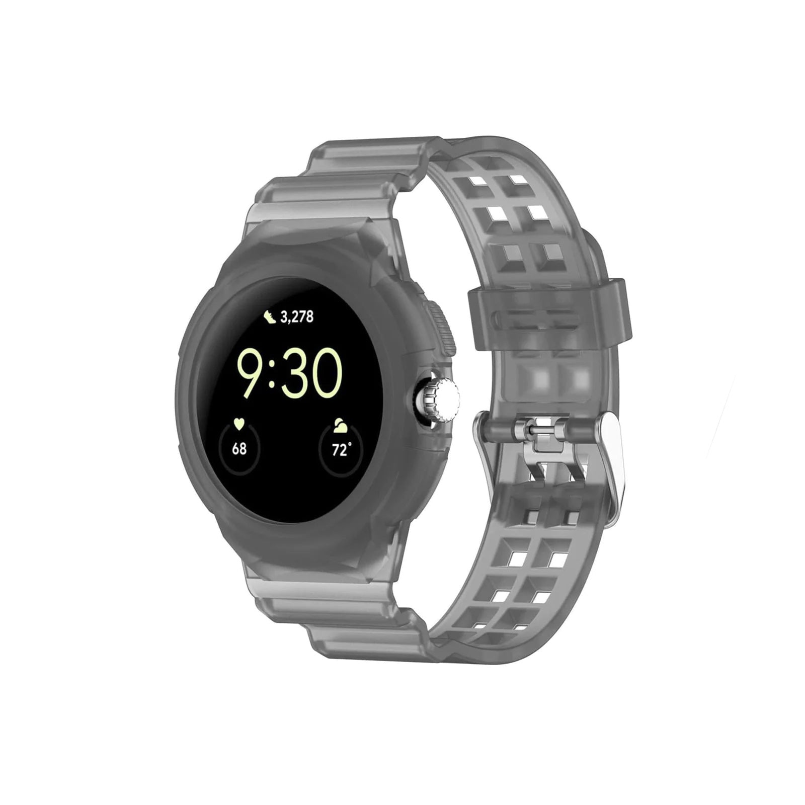 Google Pixel Style Case Grey Watch Strap
