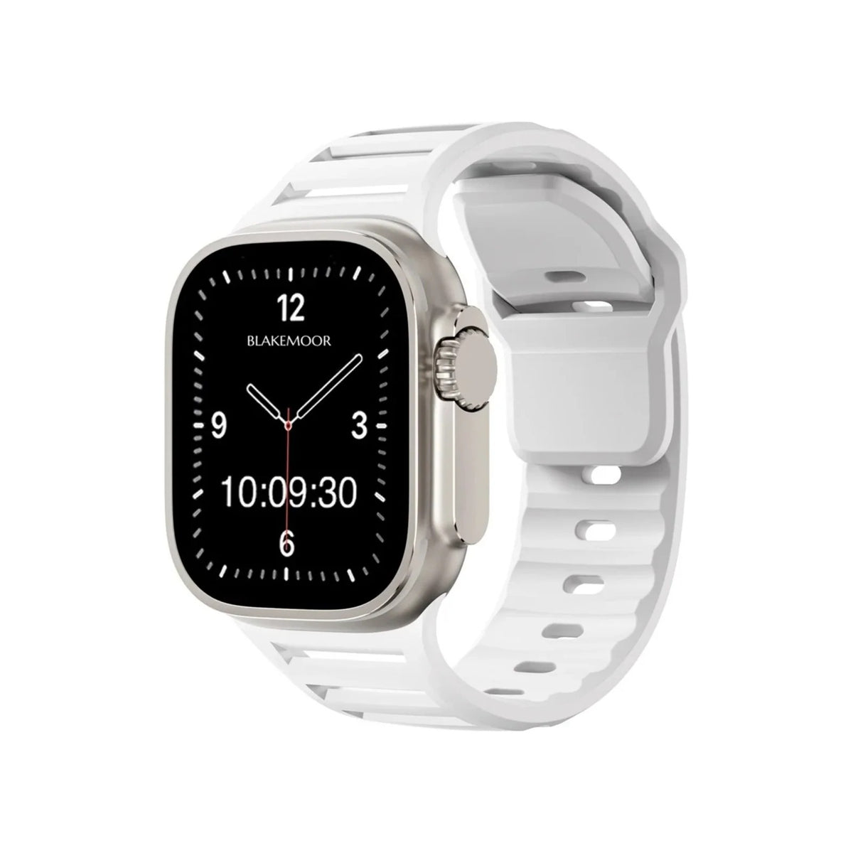 Bamburgh White Watch Strap for Apple