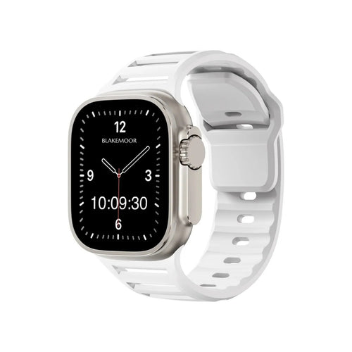 Bamburgh White Watch Strap for Apple