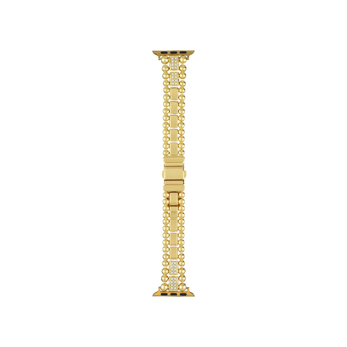 Belgravia Crystal Gold Watch Strap for Apple, strap only