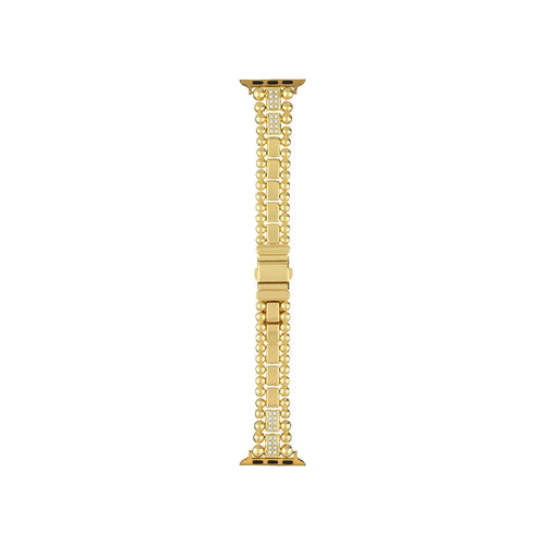 Belgravia Crystal Gold Watch Strap for Apple, strap only