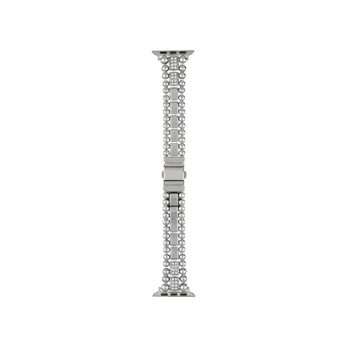 Belgravia Crystal Silver Watch Strap for Apple, strap only
