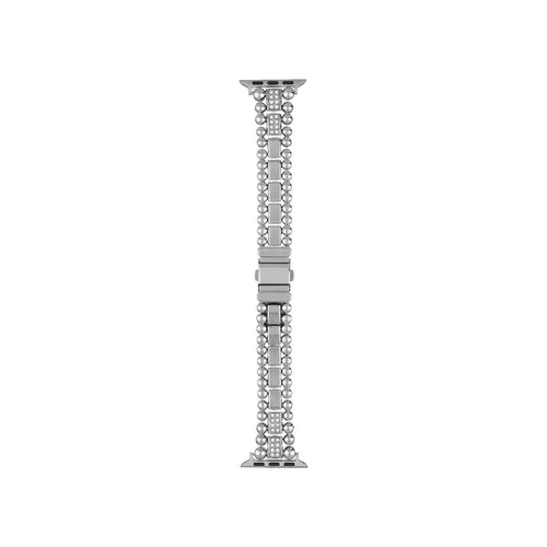 Belgravia Crystal Silver Watch Strap for Apple, strap only