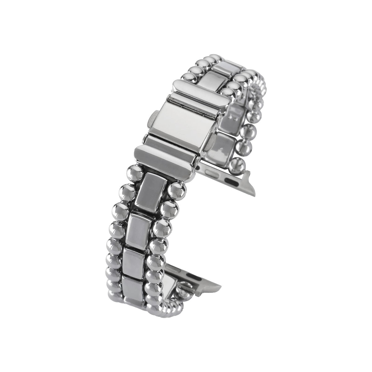 Belgravia Crystal Silver Watch Strap for Apple