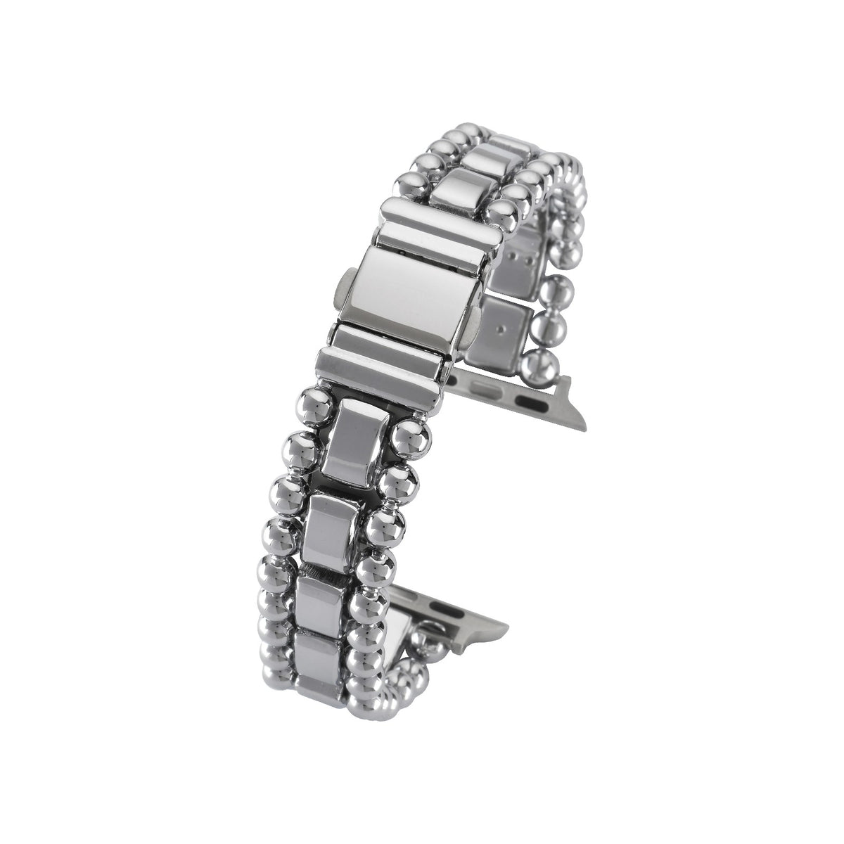 Belgravia Silver Watch Strap for Apple