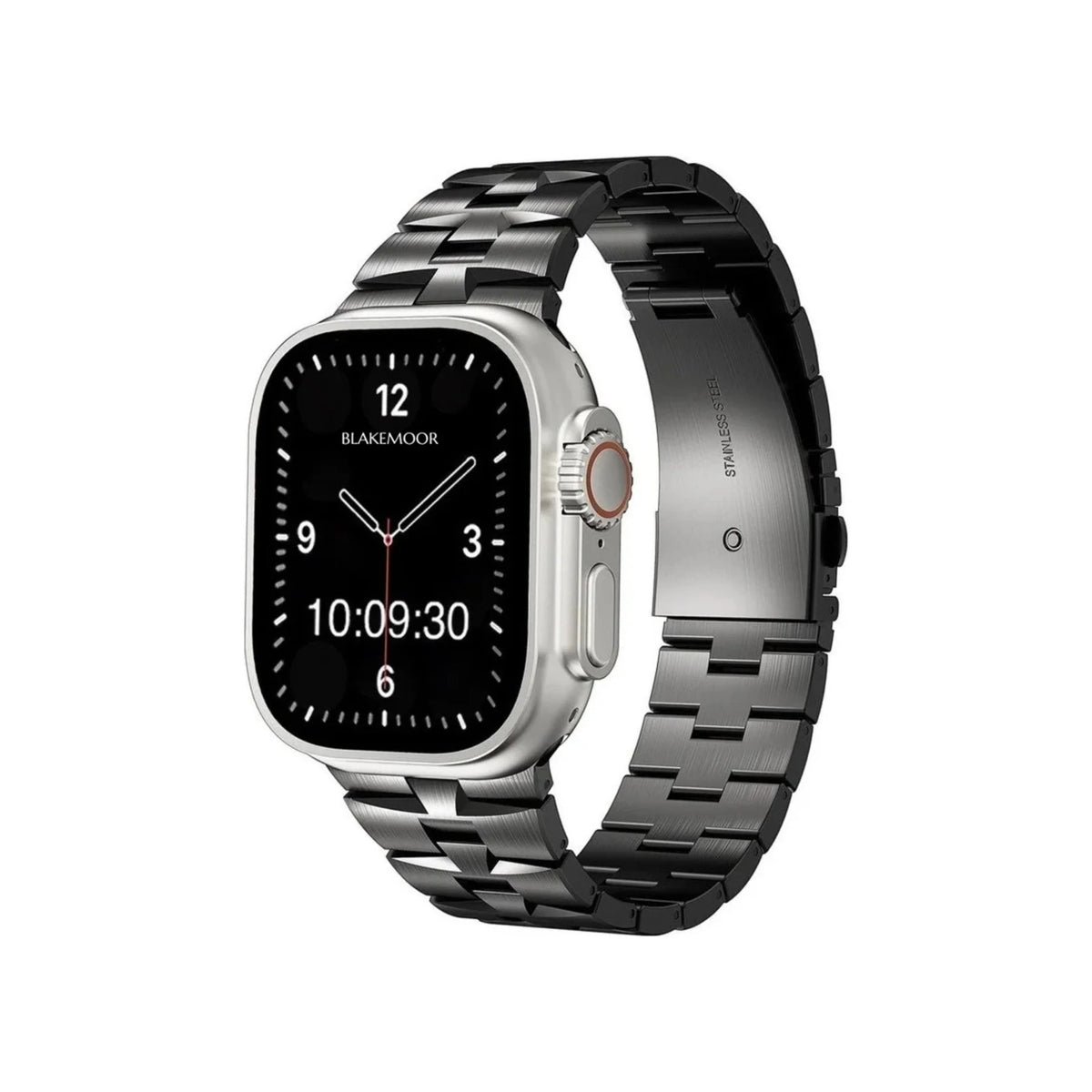 Eton Black Watch Strap for Apple