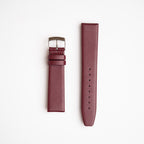 Apple Fibre Red Watch Strap, both pieces laid flat