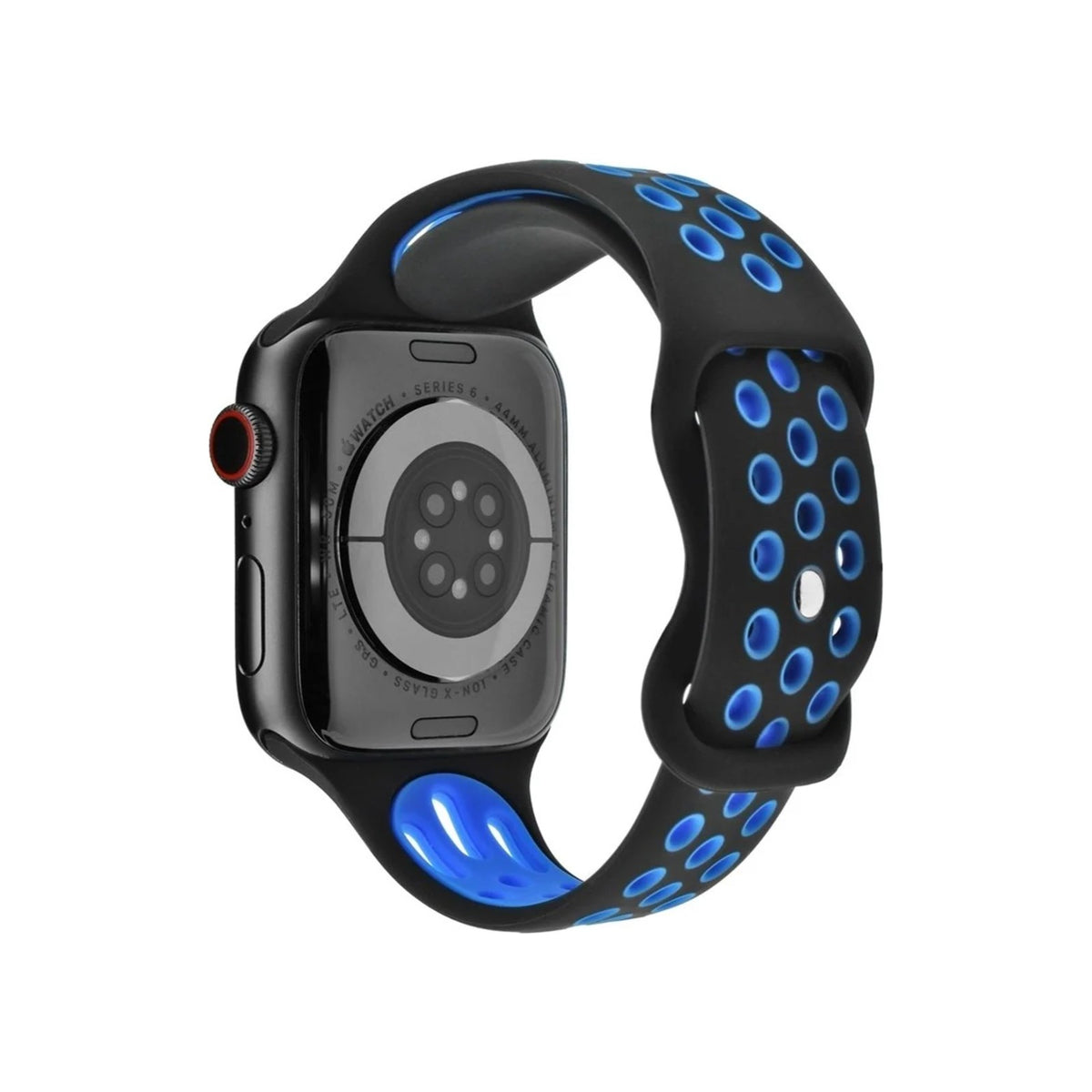 Hoylake Black & Blue Watch Strap for Apple
