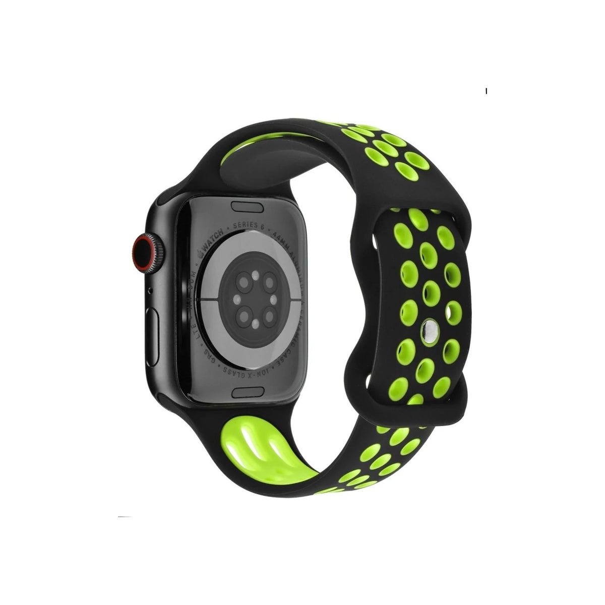 Hoylake Black & Green Watch Strap for Apple