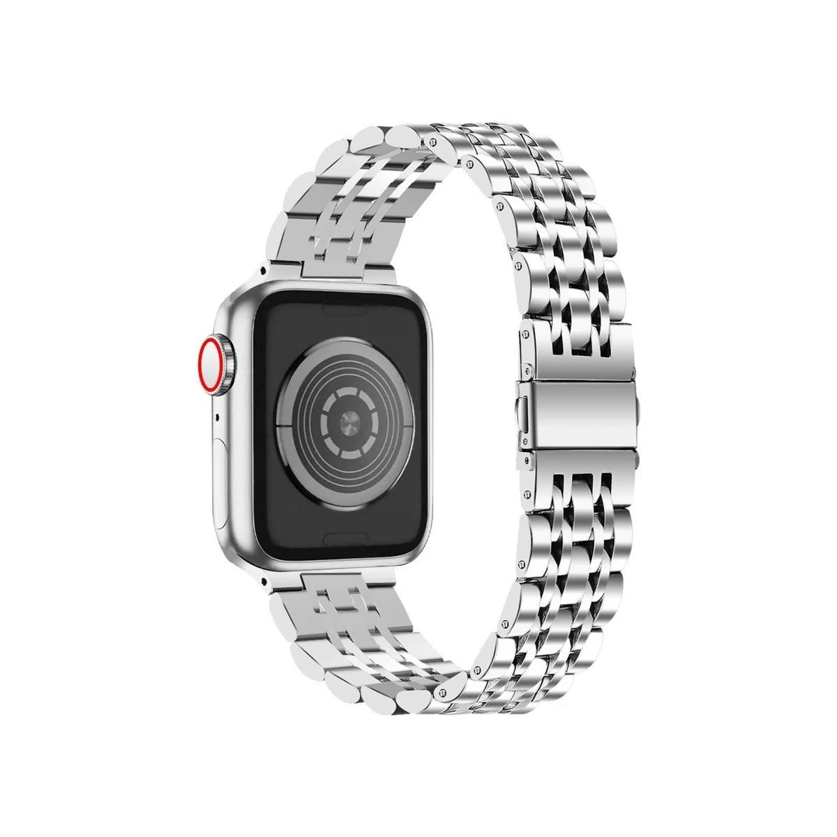 Marylebone Silver Watch Strap for Apple