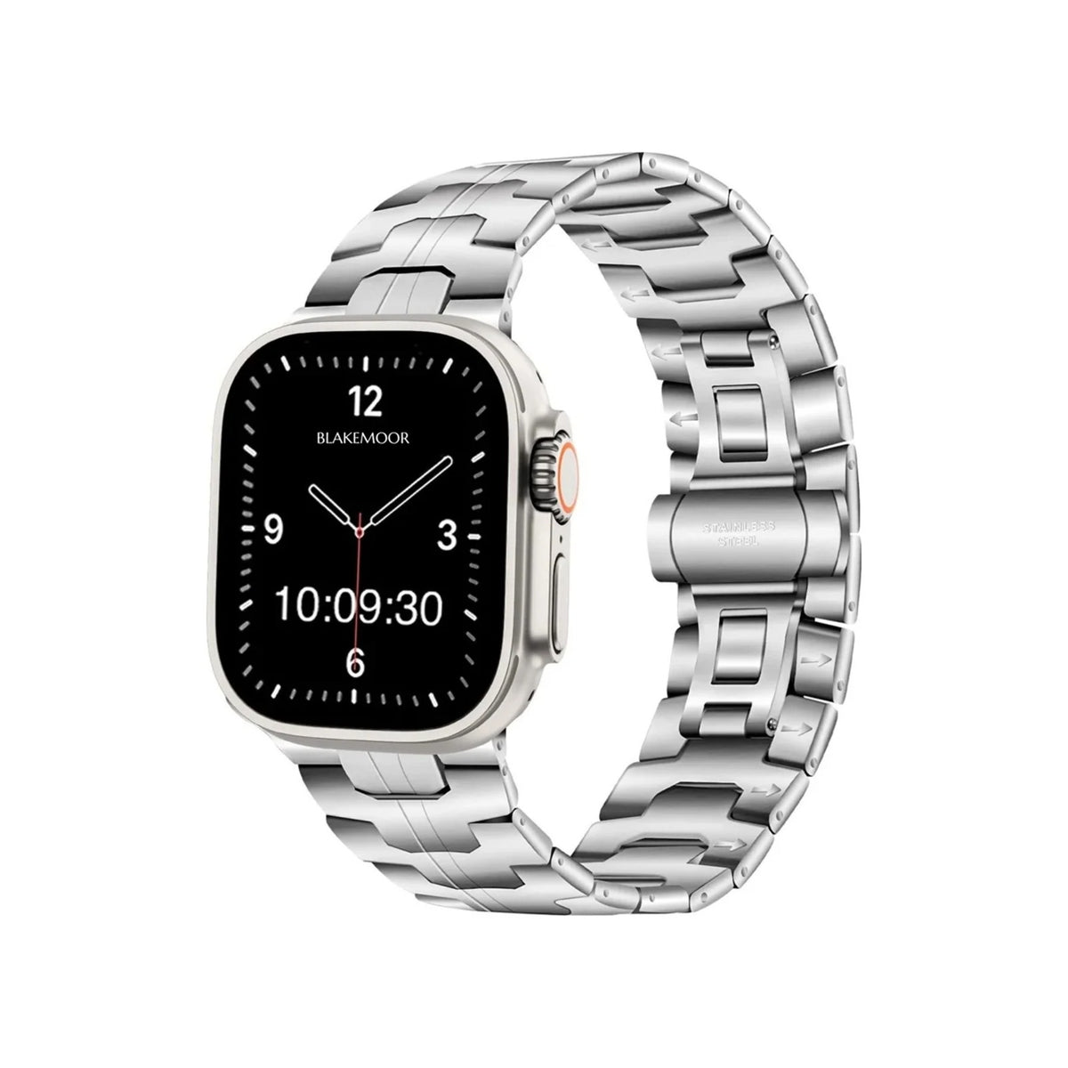 Richmond Silver Watch Strap for Apple