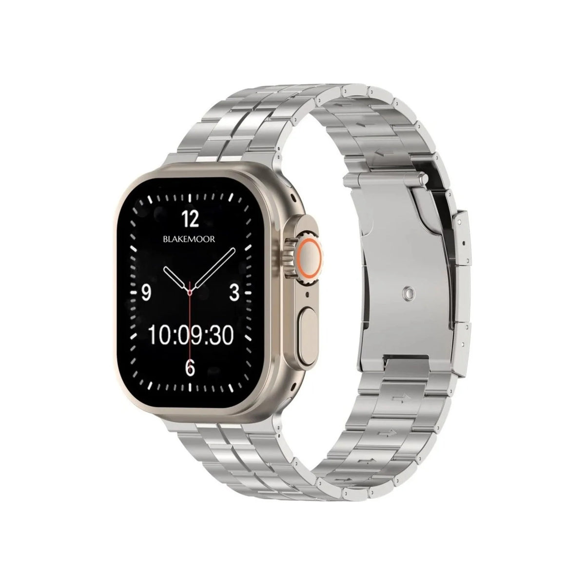 Scafell Brushed Silver Watch Strap for Apple