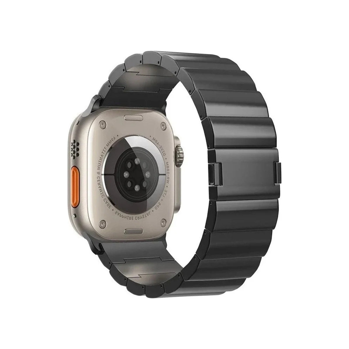 Skiddaw Black Watch Strap for Apple