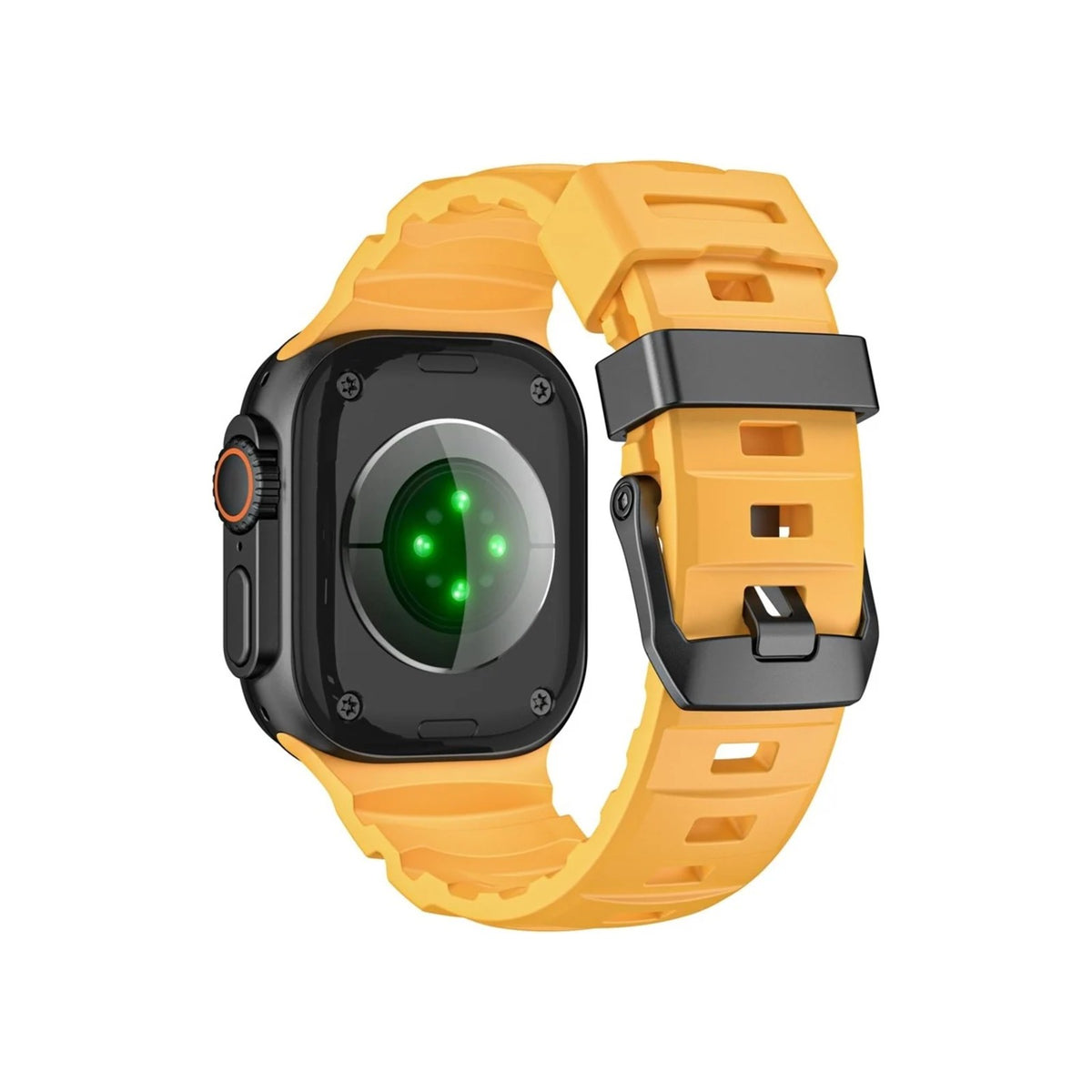Snowdon Yellow & Black Watch Strap for Apple