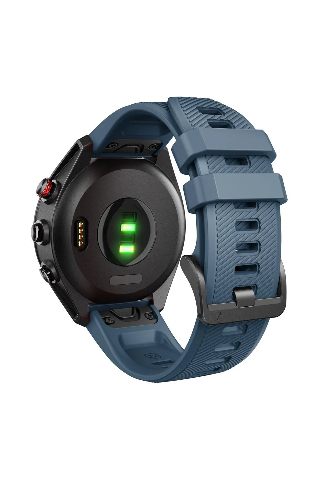 Slate Blue silicone strap on a Garmin Approach S62