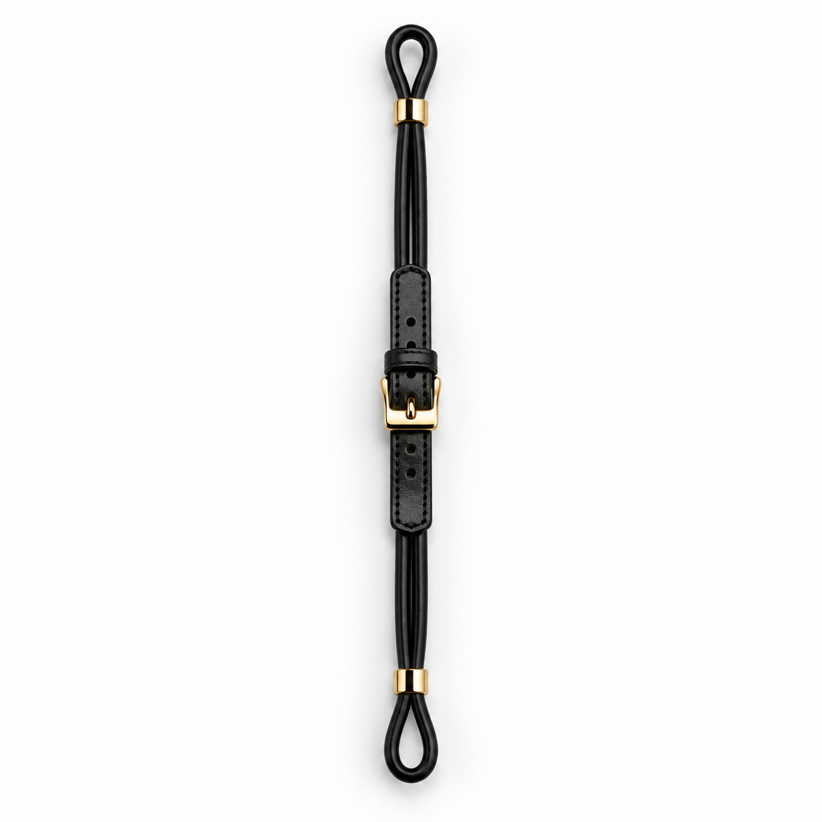 Cordette Loop End Black Watch Strap