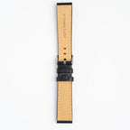 Windsor Bold Black Watch Strap, underside showing the lining