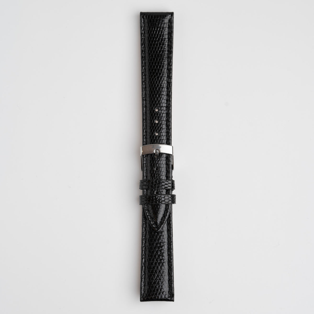 Autentico Lizard Black Watch Strap