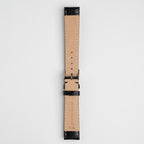 Autentico Lizard Black Watch Strap, underside showing the lining