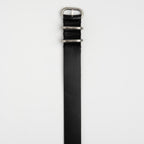Weaverham Zulu Leather Black Watch Strap, alternative view