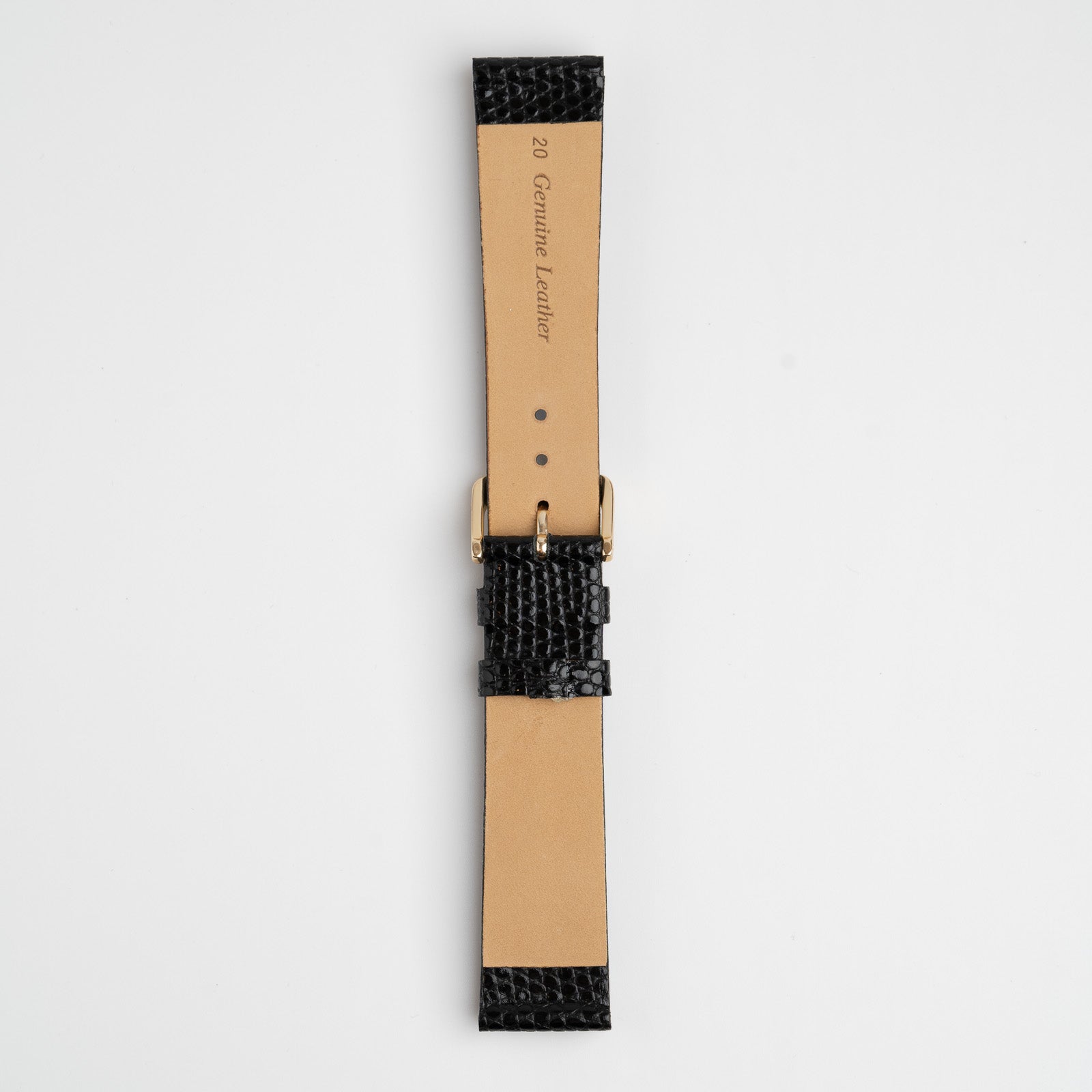 Mayfair Lizard XL Black Watch Strap