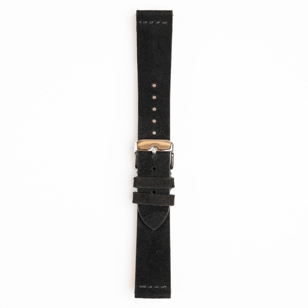 Kensington Napped Suede Black Watch Strap
