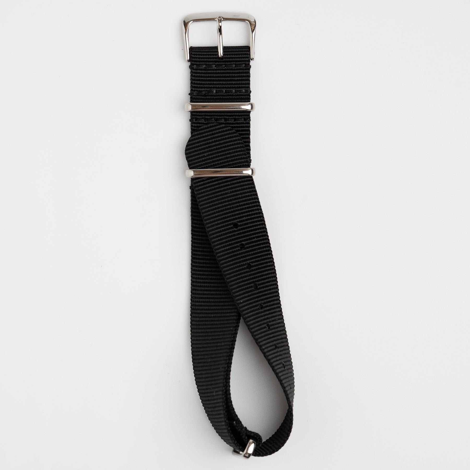 Weaverham Nylon Black Watch Strap