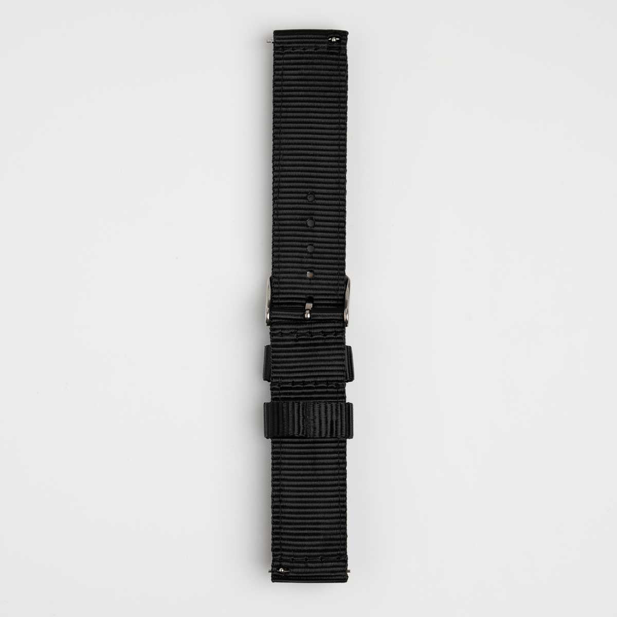 Nylon Quick Release Black Watch Strap