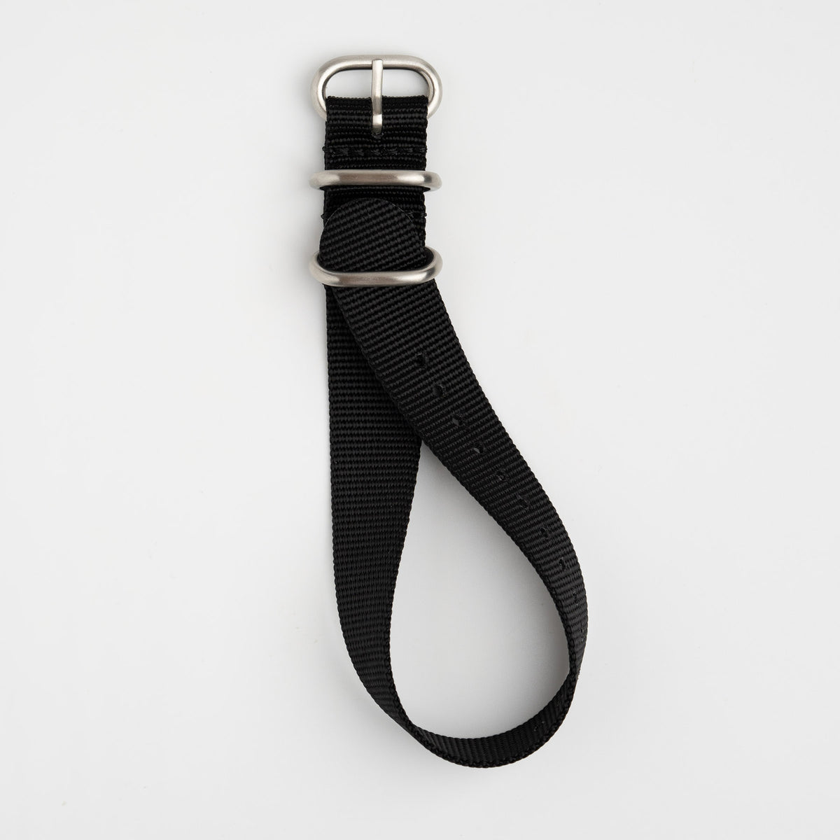 Weaverham Zulu Nylon Black Watch Strap