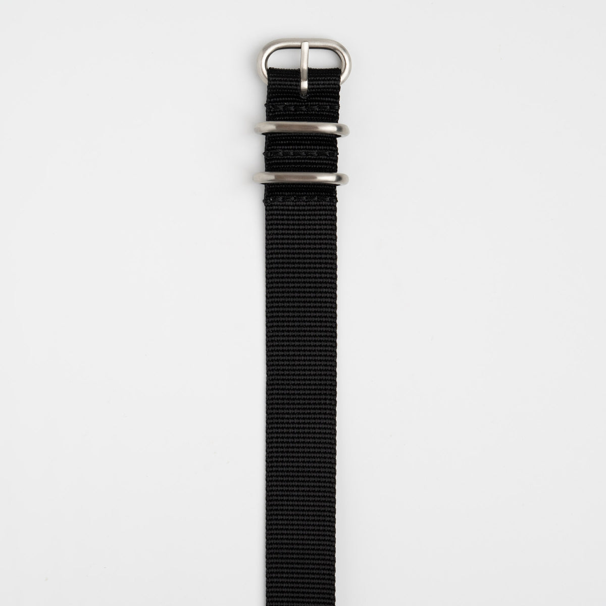 Black Nylon Zulu Watch Strap