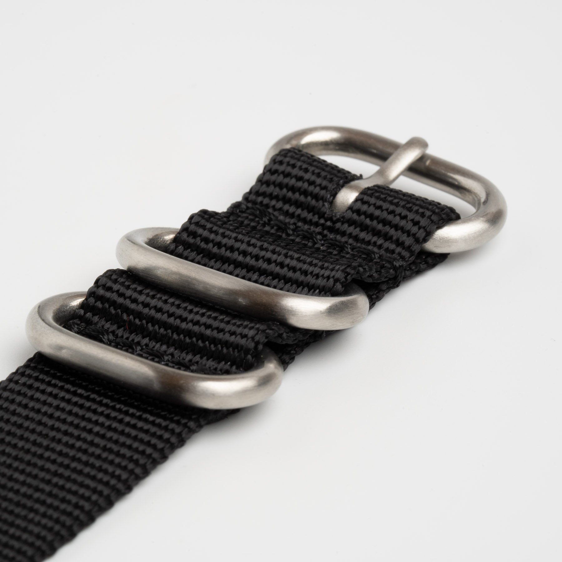 Weaverham Zulu Nylon Black Watch Strap