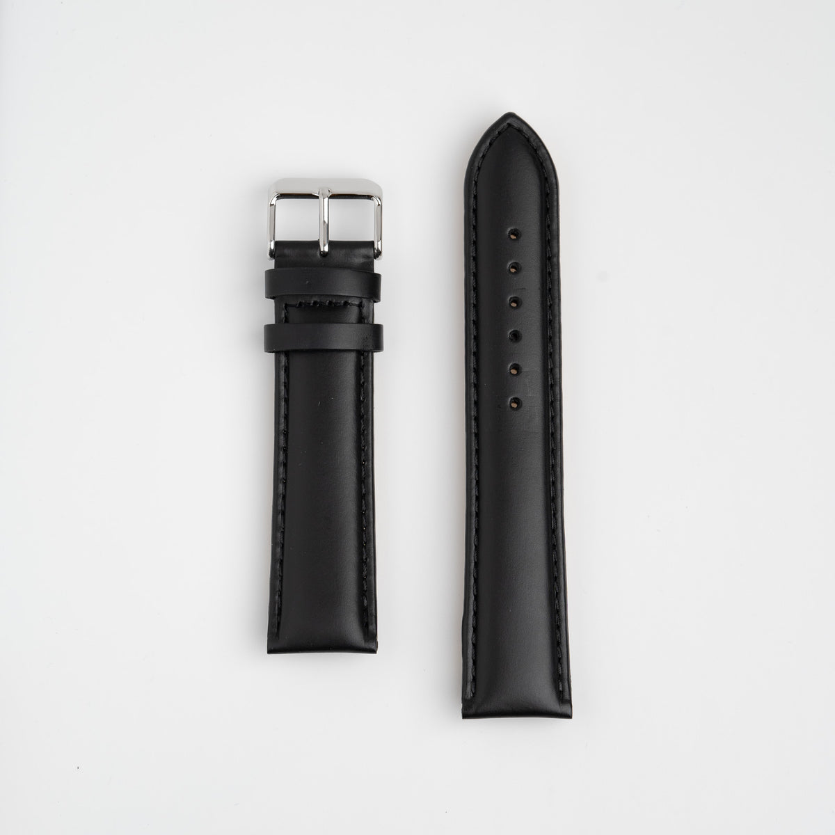 Padded Calf XL Black Watch Strap