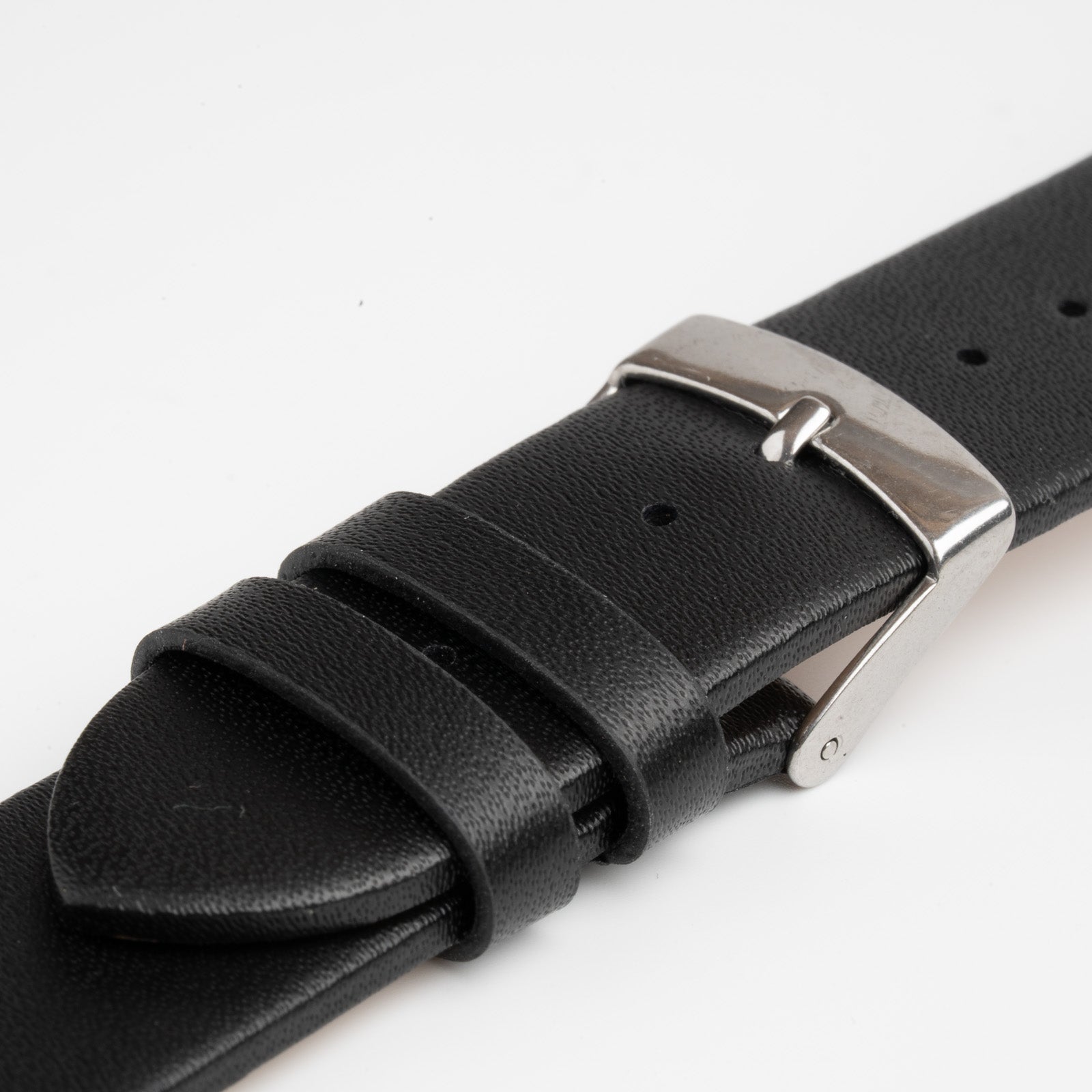 Windsor Smooth Quick Release Black Watch Strap