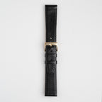 Black Mayfair Subtle XL watch strap, buckled, front view