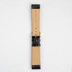 Black Mayfair Subtle XL watch strap, buckled, back view