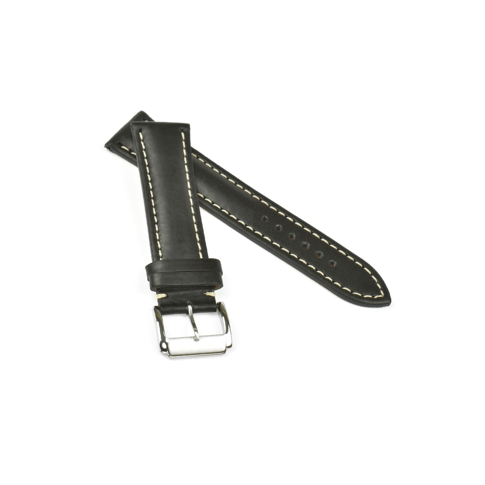 Black Premium Breitling Style Watch Strap
