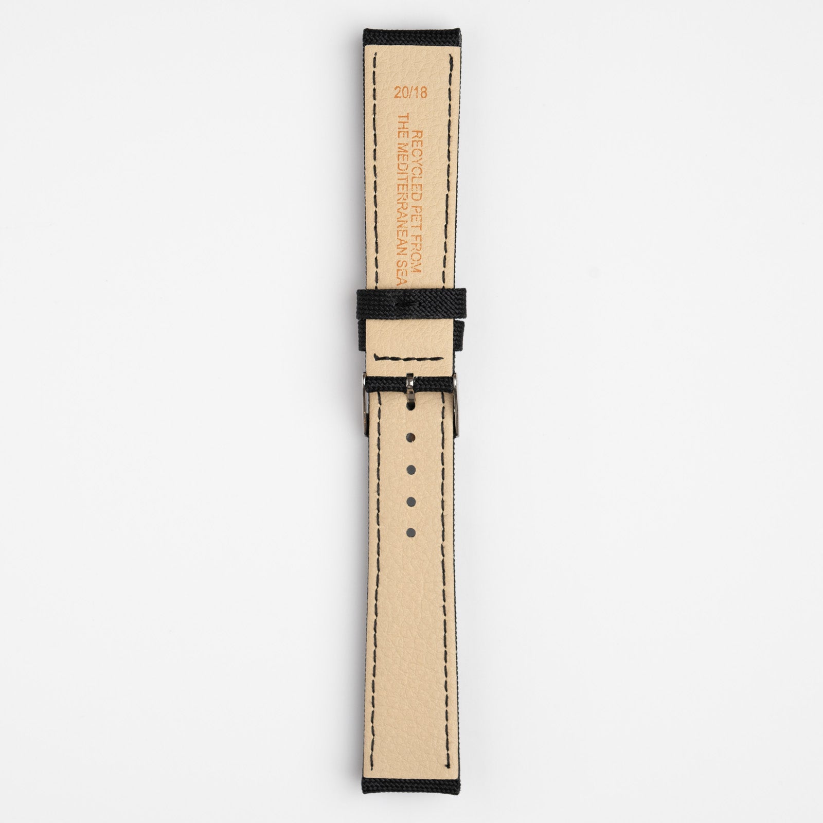 Ocean Plastic Black Watch Strap