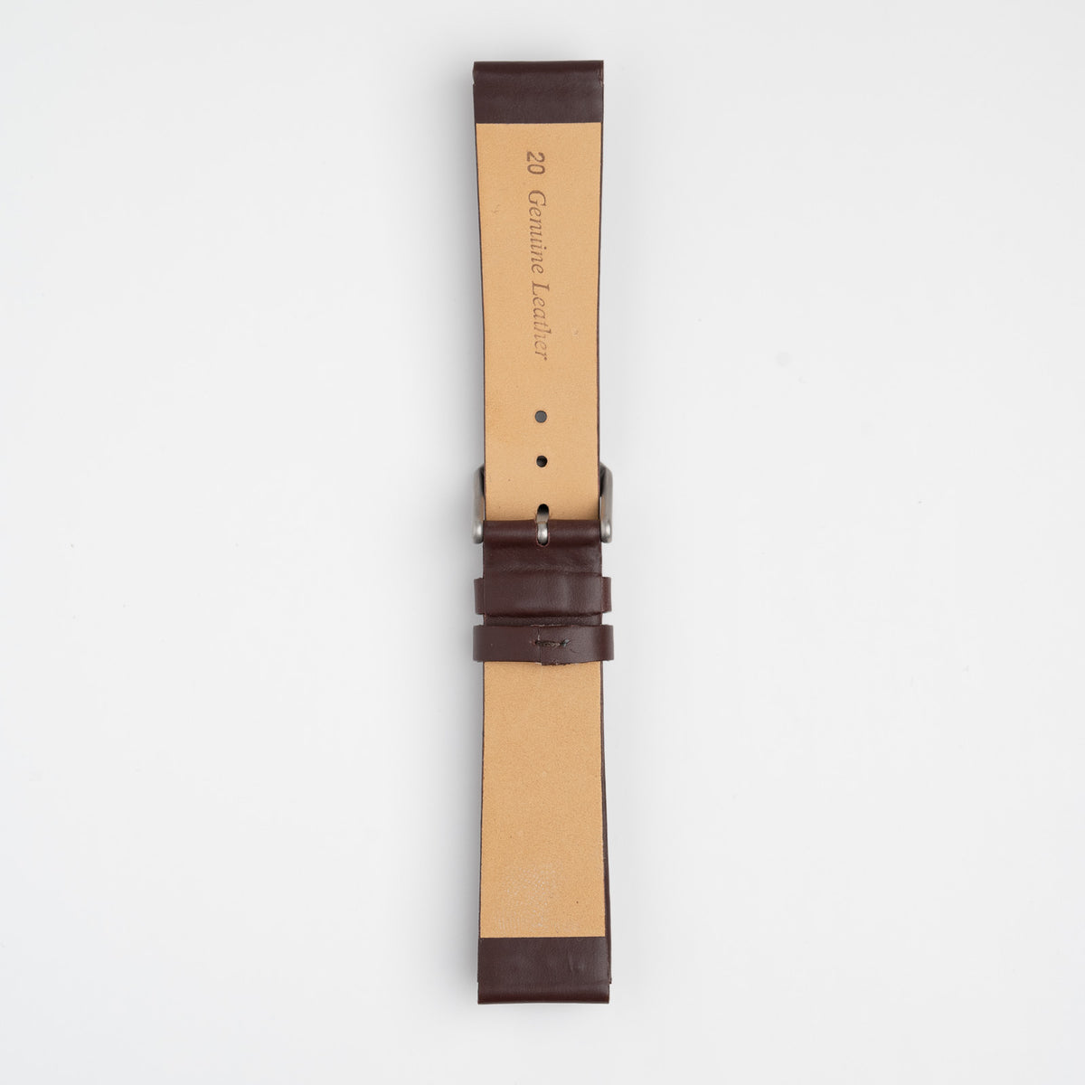 Square Padded Black Watch Strap