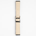Henley Superior Supple Black Watch Strap, underside showing the lining