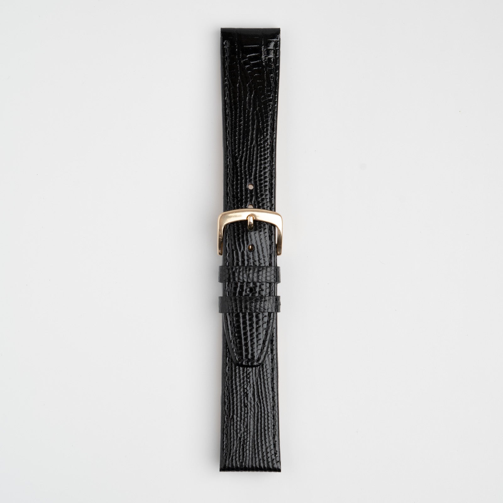 Teju Lizard Black Watch Strap