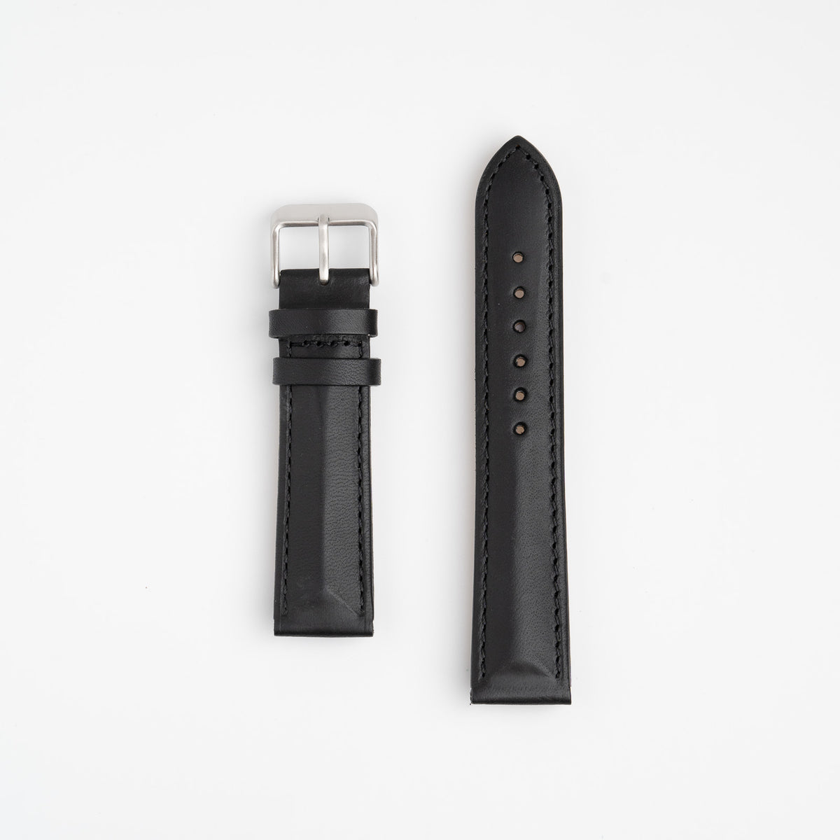 Triangular Padded Black Watch Strap