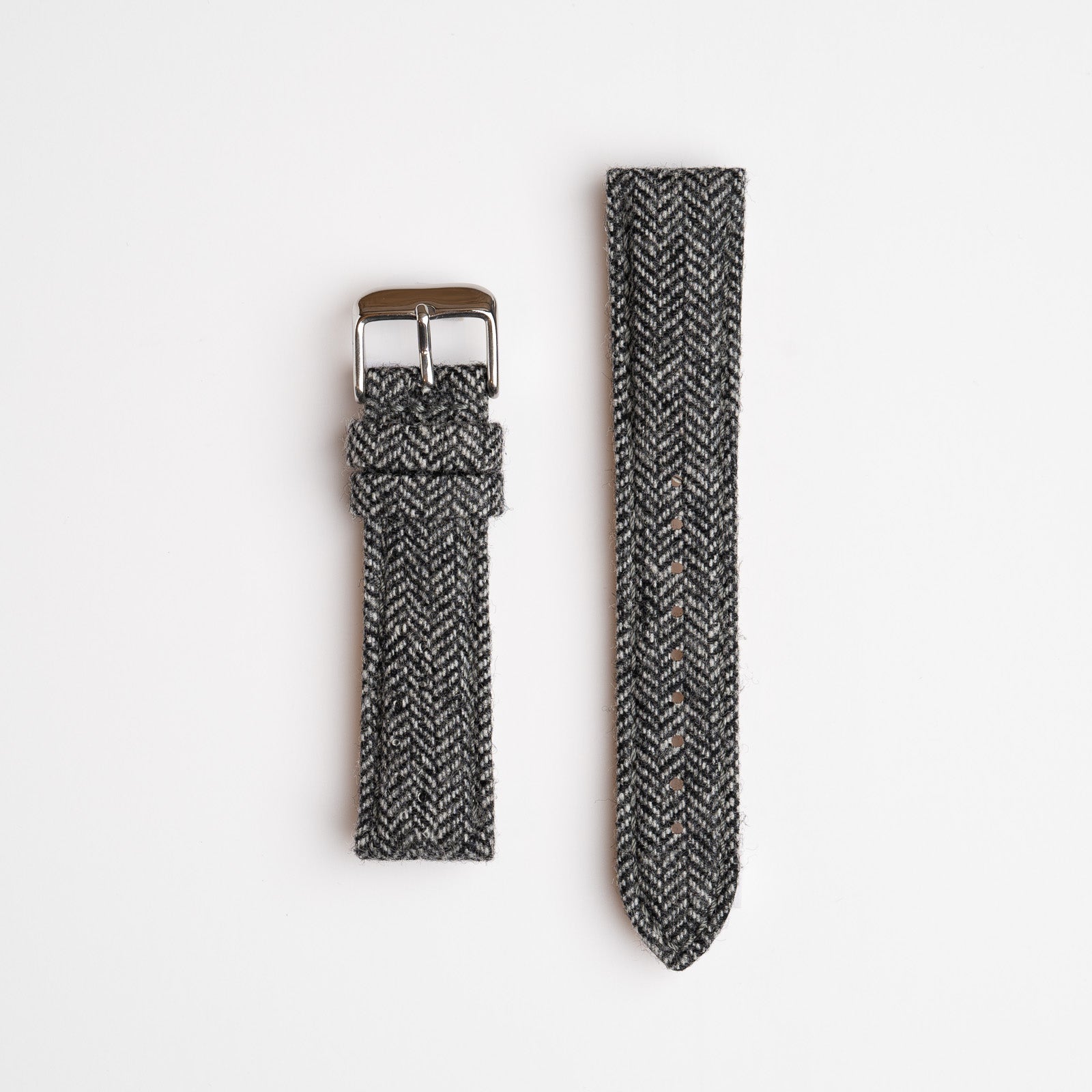 Sandbanks Tweed Black Watch Strap