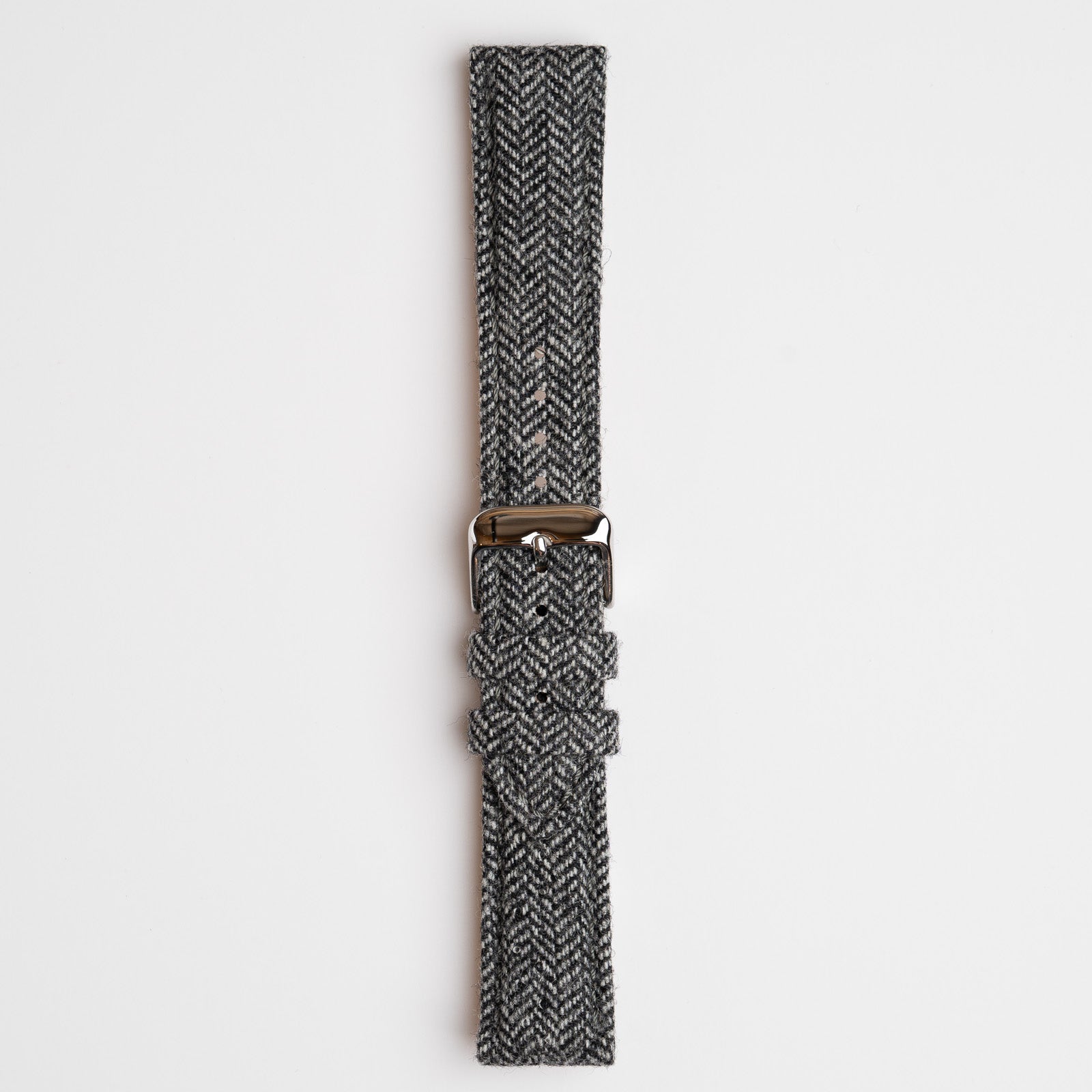Sandbanks Tweed Black Watch Strap