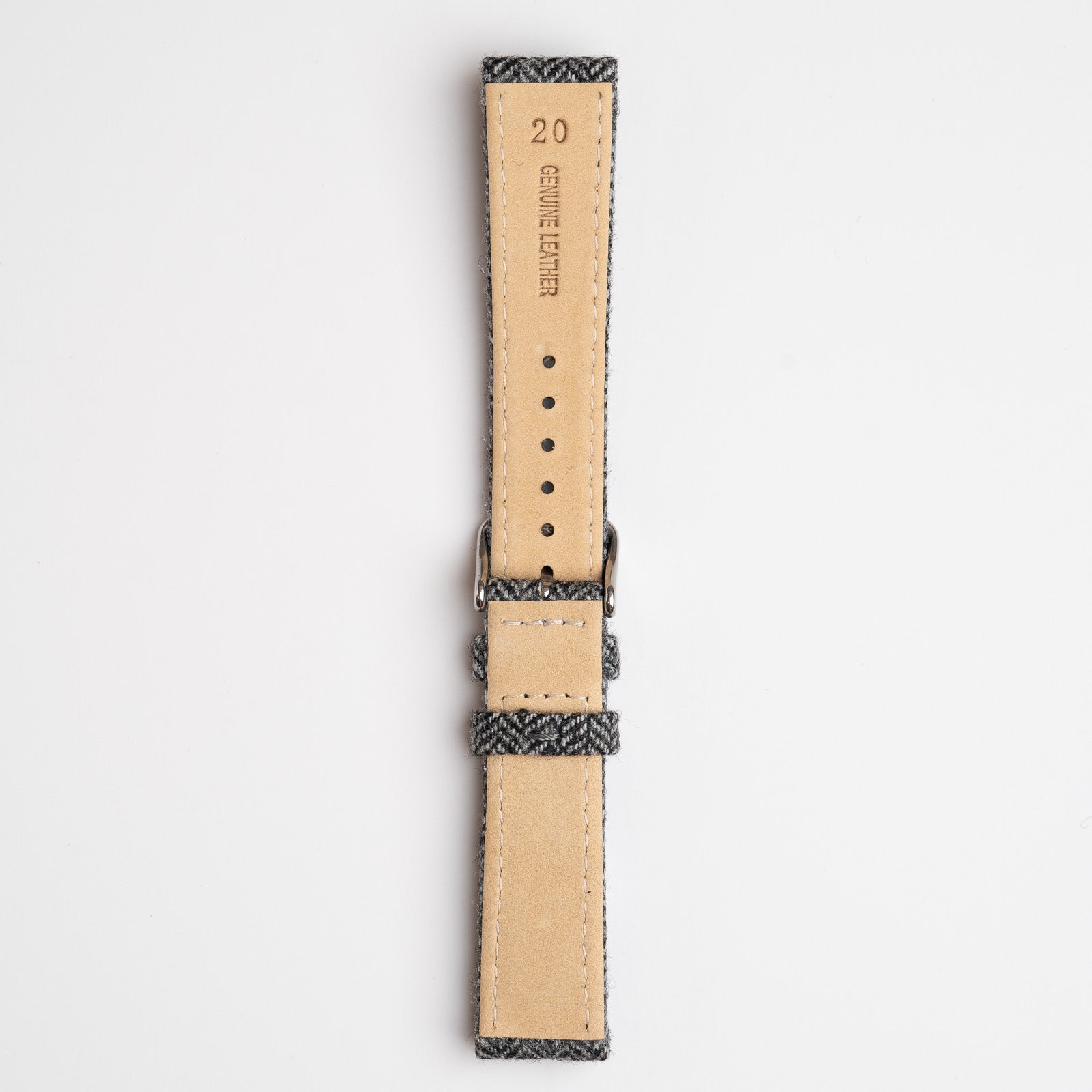 Sandbanks Tweed Black Watch Strap