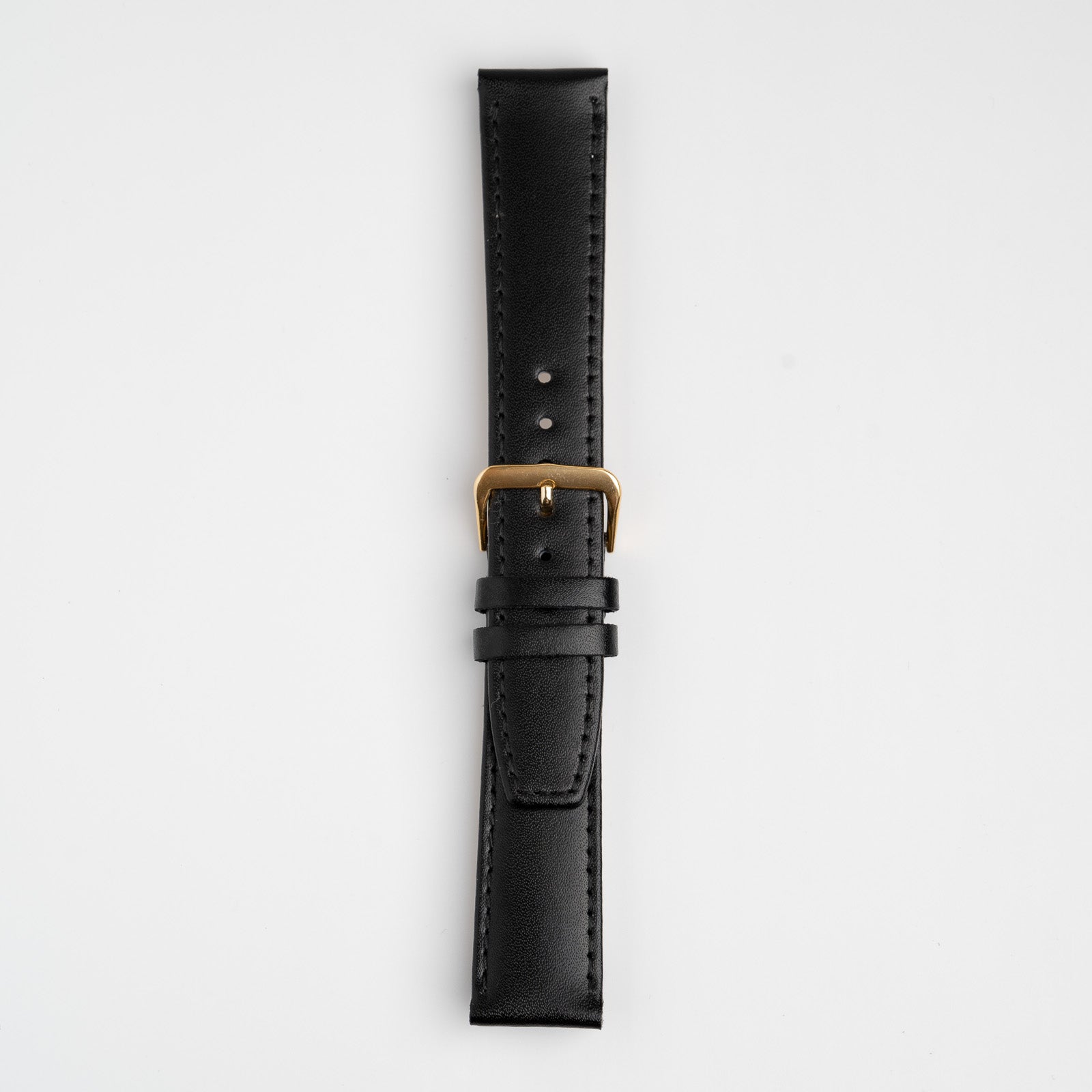 Calf Value Black Watch Strap