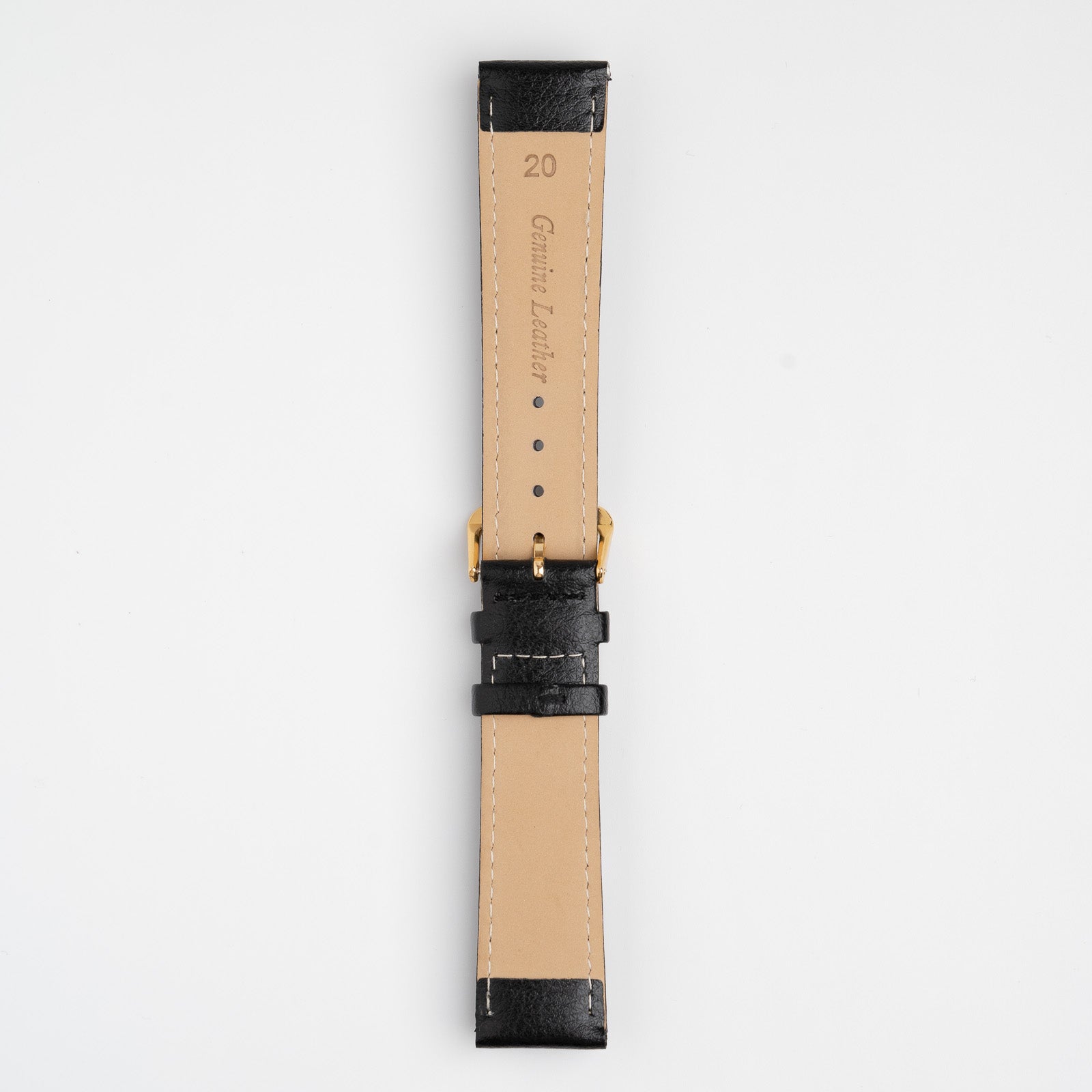 Buffalo Value Padded Black Watch Strap