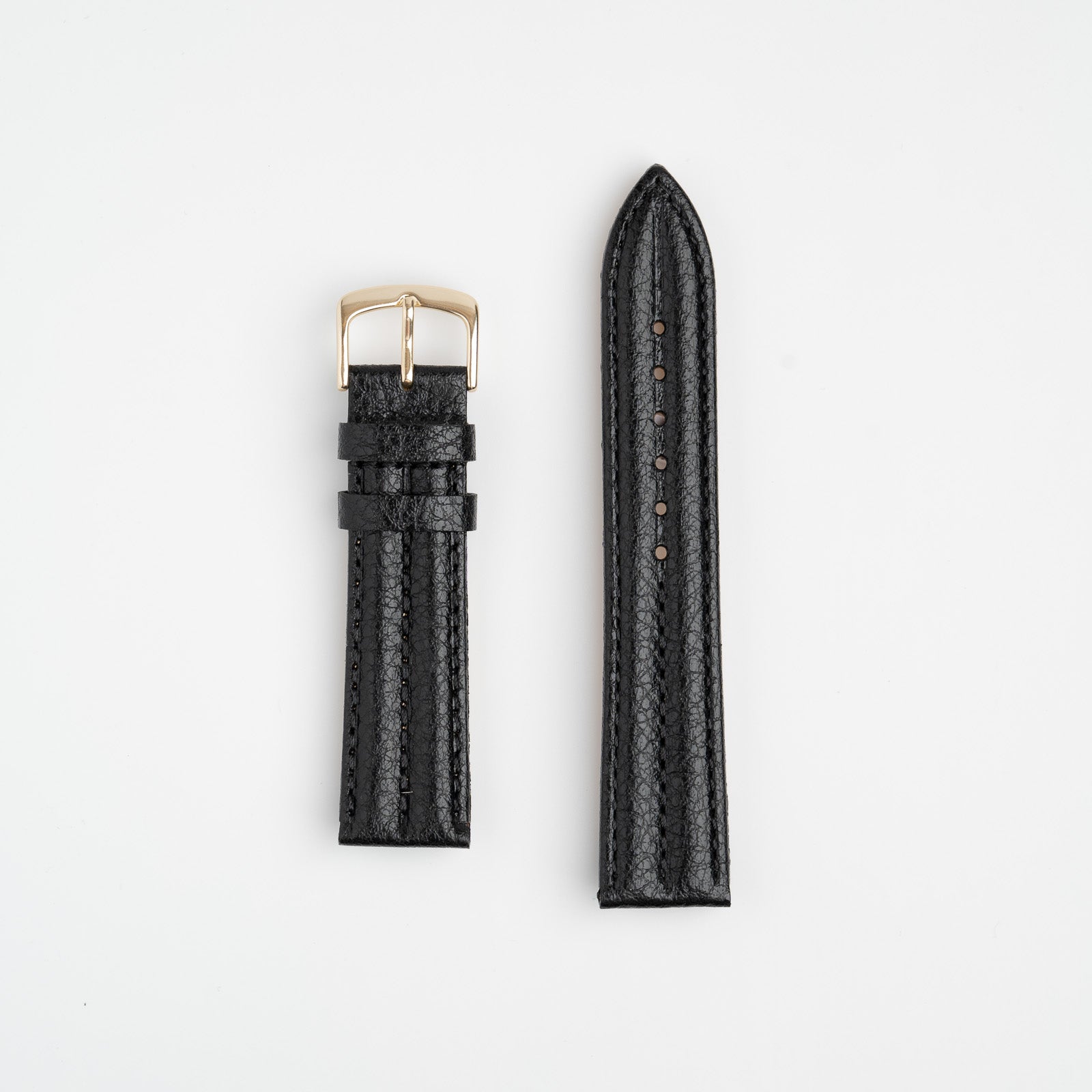 Double Ridge Black Watch Strap