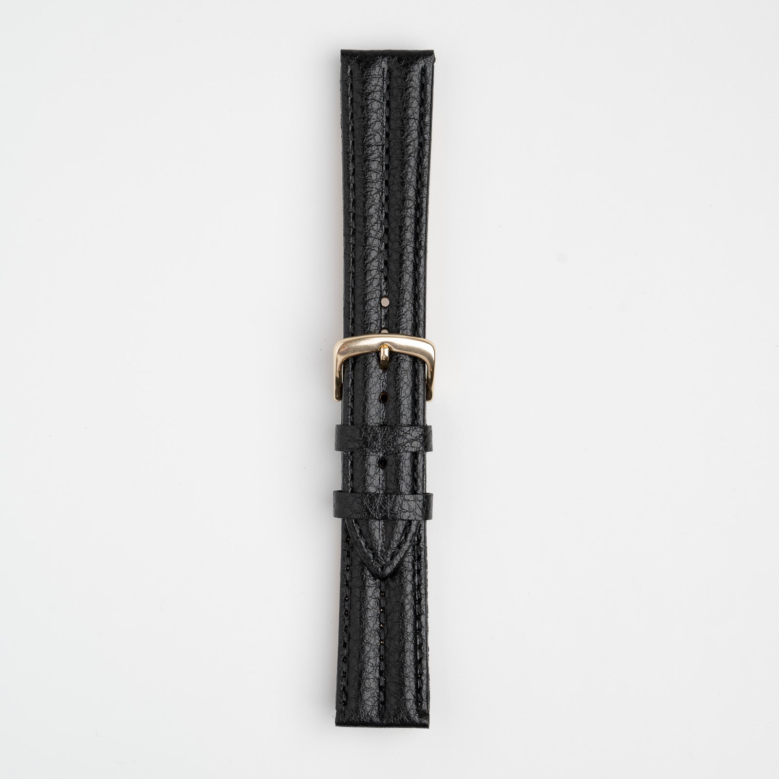 Double Ridge Black Watch Strap