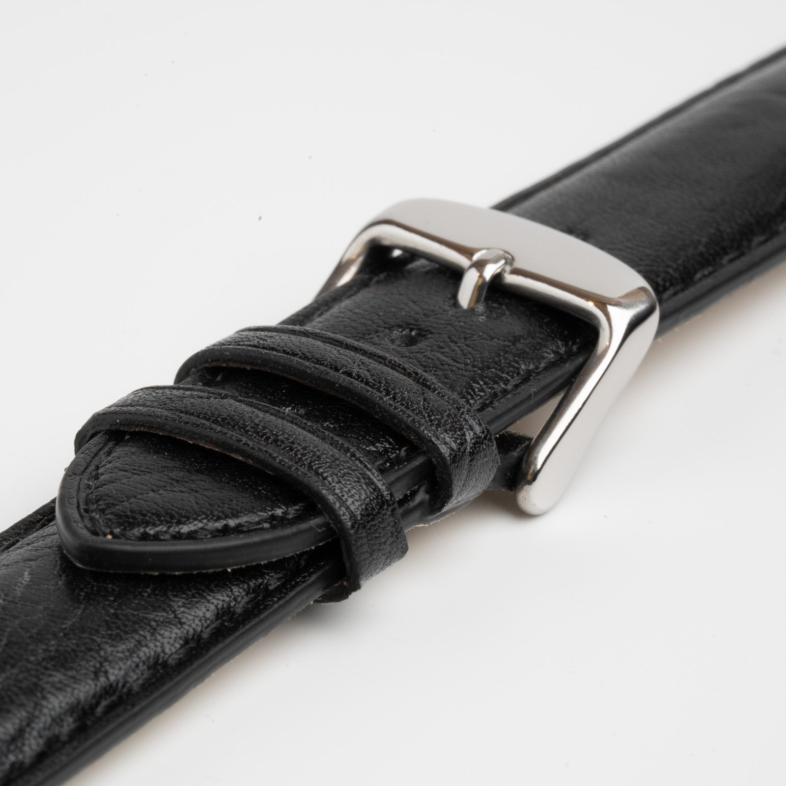 Mayfair Vintage Grain Black Watch Strap